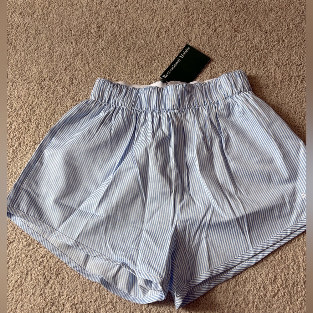 Recreational habits Blue Stripe boxer shorts
